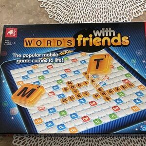 Hasbro Words With Friends Board Game - Blue Box